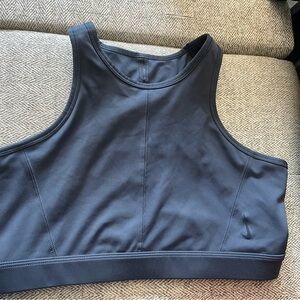 Nike Black Sports Bra High Neck Racerback